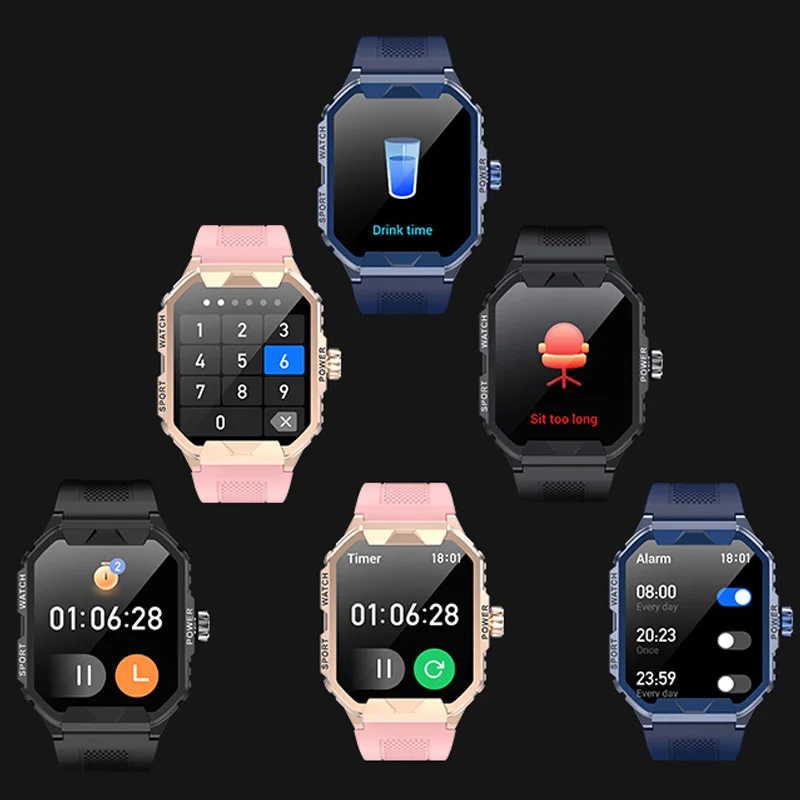LIGE 2023 ο Smartwatch  1.85 ġ  ȭ  ȭ ƮϽ   ð  Ʈ ġ 