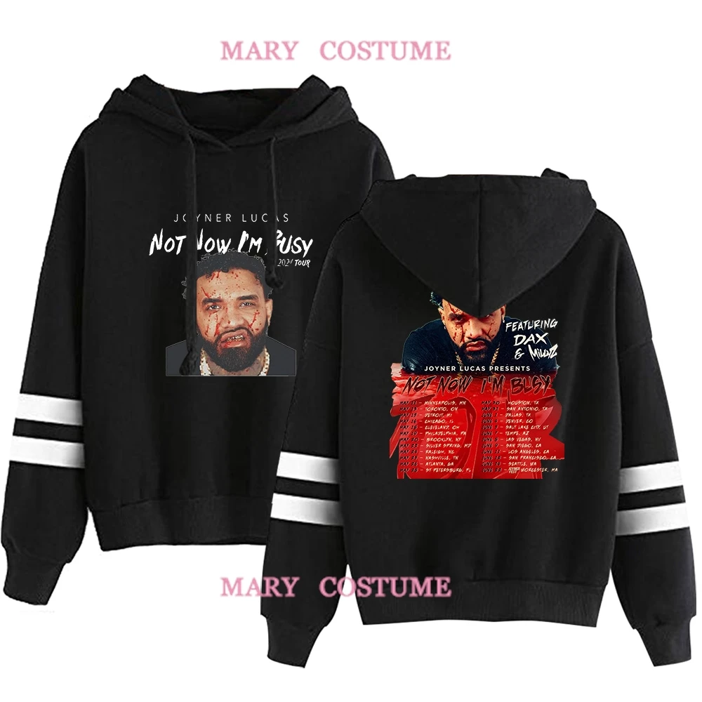 

Joyner Lucas Not Now I’m Busy 2024 Tour hoodie Hand sleeve Sweatshirt Unisex Pullover Tracksuit