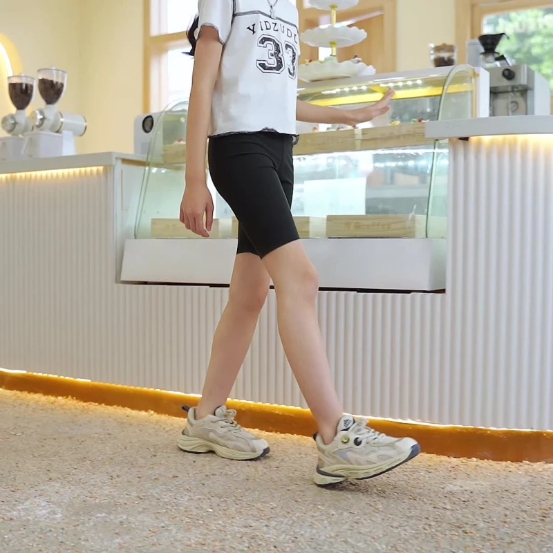 아동용 여름 반바지, 여아 스포츠 반바지, 달리기 사이클링용 단색, 부드러운 탄성 레깅스, 십대 바지 D2L