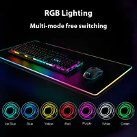 Gaming Mouse Pad Large RGB  Mouse Pad For Gamer Types LED Computer Mouse Accessories Big Desktop Carpet For Mechanical Keyboard - Image 2
