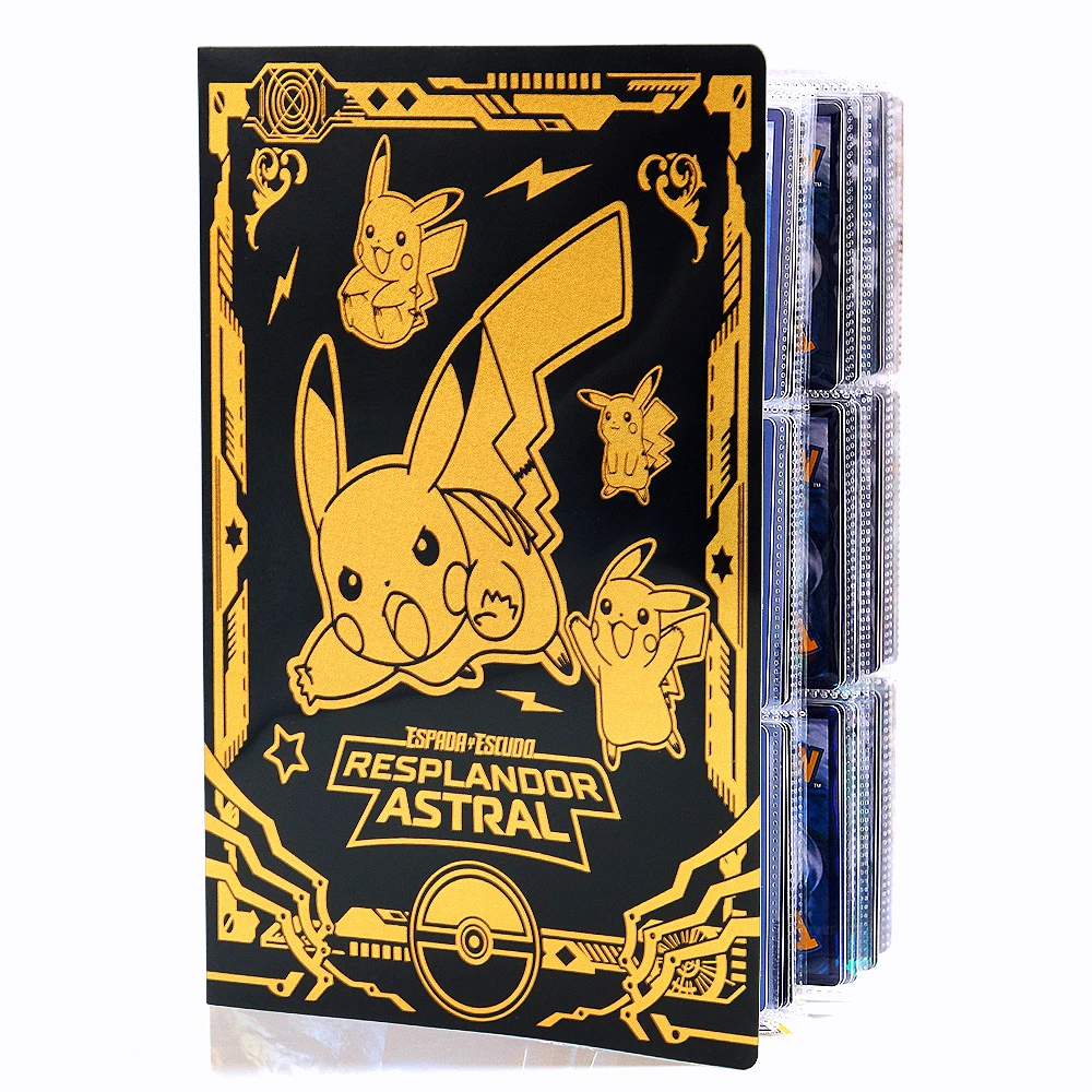 Pokemon Cards Album Book 240pcs Display Binder Charizard Pikachu Anime  Pokémon Toys Collection Pack Booklet Folder Kids Gifts