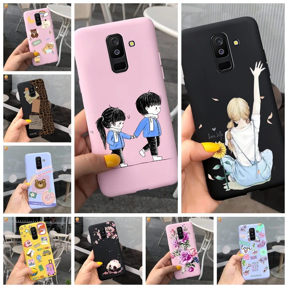 For-Samsung-Galaxy-A6-PLUS-2018-Case-Cute-3D-Matter-Silicon-Phone-Back ...