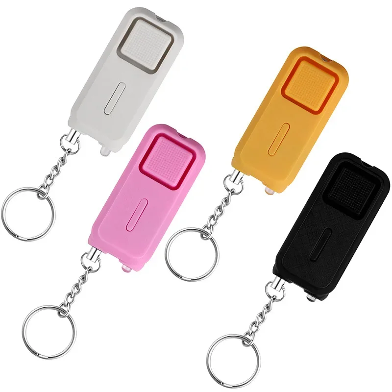 130 DB Safesound 개인 보안 경보 키체인, LED 조명, 미니 자기 방어 전자 장치, 여성 여아 및 어린이용