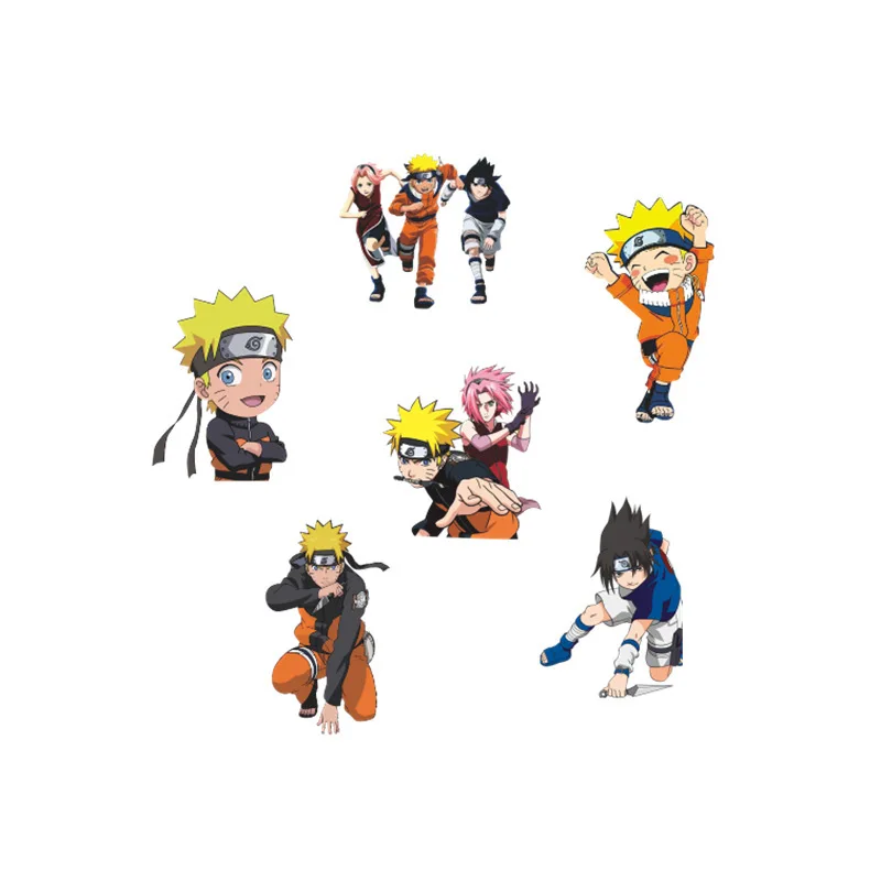 Naruto Anime Figura De Acrílico Broche Emblema Dos Desenhos