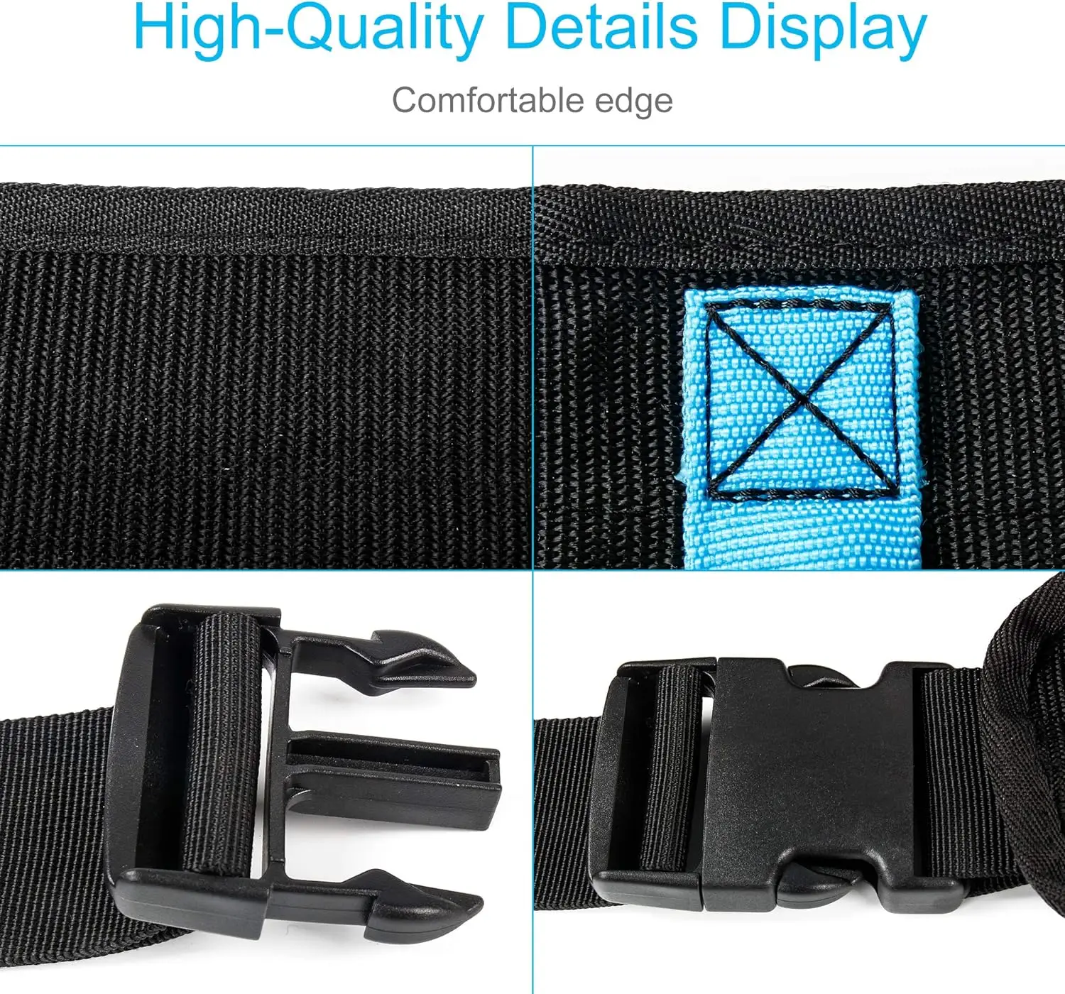 Gait Belt Transfer Belts For Lifting Seniors Walking and Standing Assist Aid For Bariatric Elderly Handicap Therapy 1Pc