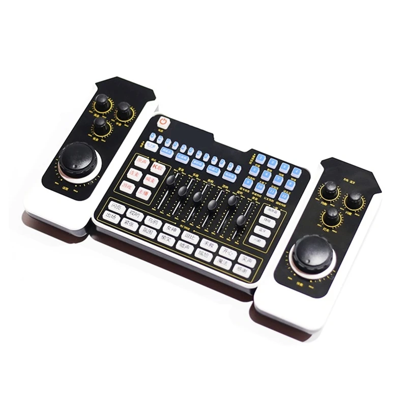 

Звуковая карта с интерфейсом настройки звука, внешняя звуковая карта USB с микрофоном в реальном времени, Bluetooth (для ПК, игровая версия для пения)