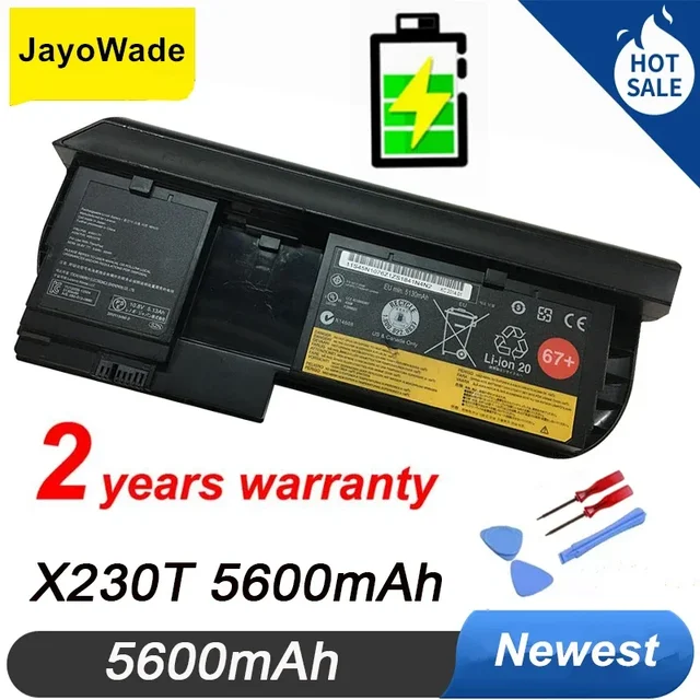 JayoWade X230T Tablet Battery for Lenovo Thinkpad X230T