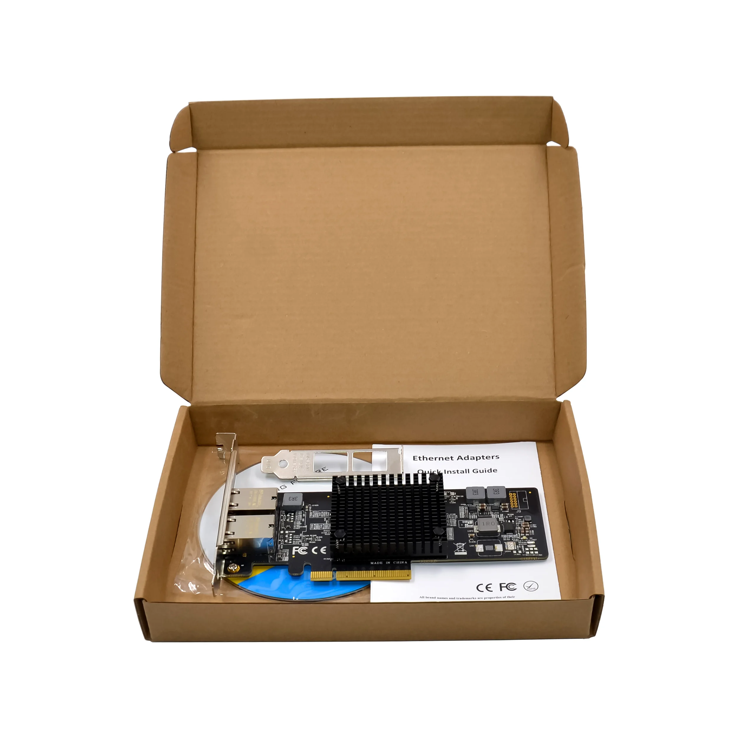 XikeStor 듀얼 10G 전기 포트 네트워크 카드는 1G/2.5G/5G/10G 속도를 지원하며, Intel X550 칩 PCIE 네트워크 카드는 서버/데스크탑을 지원합니다.