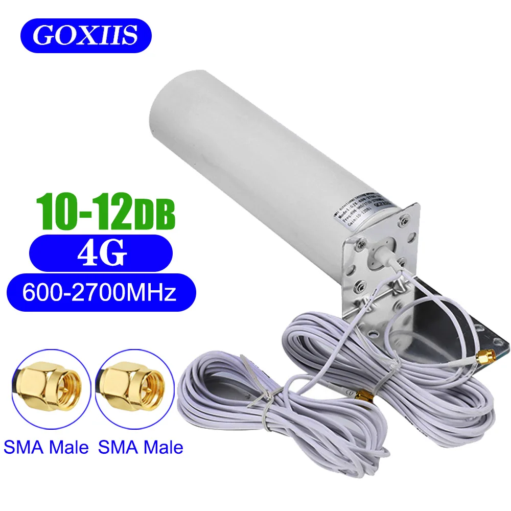 4G 3G GSM LTE Antenna 10-12dBi Omni-Directional Wall Mount Antenna for Mobile Cell Phone Cellular 4G LTE Router Modem Gateway lte 16 sim proxy router 4g multi ip proxy gateway sock5 http proxy server gateway proxy device sms modem