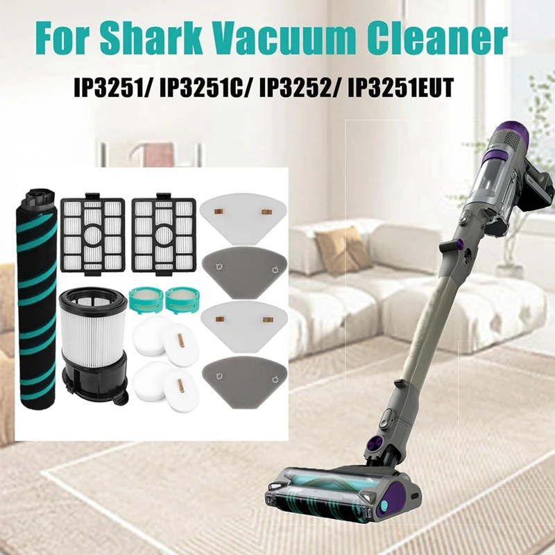 Ersatzteile-Set Für Shark Staubsauger IP3251/52 – Mit Rollbürste, Filtern, Wattestäbchen & Aroma-Pads