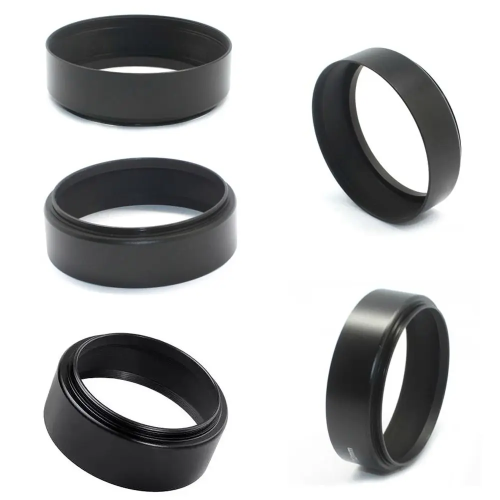 Camera Lens Hood 40.5/43/46/49/52/55/58/62/67/72mm Metal For Canon For Nikon Universal Sunshade