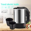 Mini Electric Kettle Tea Coffee Stainless Steel 1000W Portable Travel Water Boiler Pot 0.5L For Hotel Family Trip 5