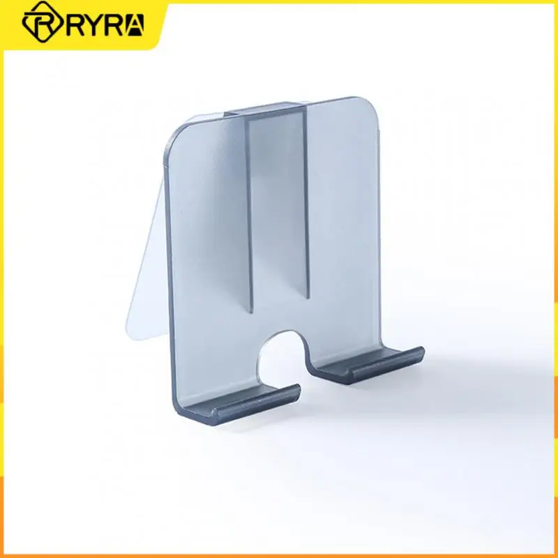Ryra Wall-Mounted Mobile Phone Bracket Home Non-Perforated Bedside Charging Stand Power Storage Finishing Plastic Desktop Holder