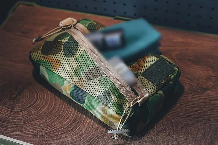 Outdoor Camouflage Aufbewahrungstasche Reise Diverse Werkzeuge Kabel Ladegerät Zubehör Aufbewahrungstasche – Detail 4