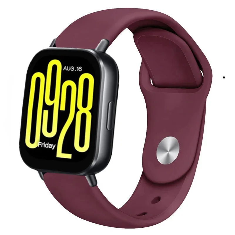 Comfortable 22mm Soft Silicone Strap - Replaceable Wristband for Smartwatches