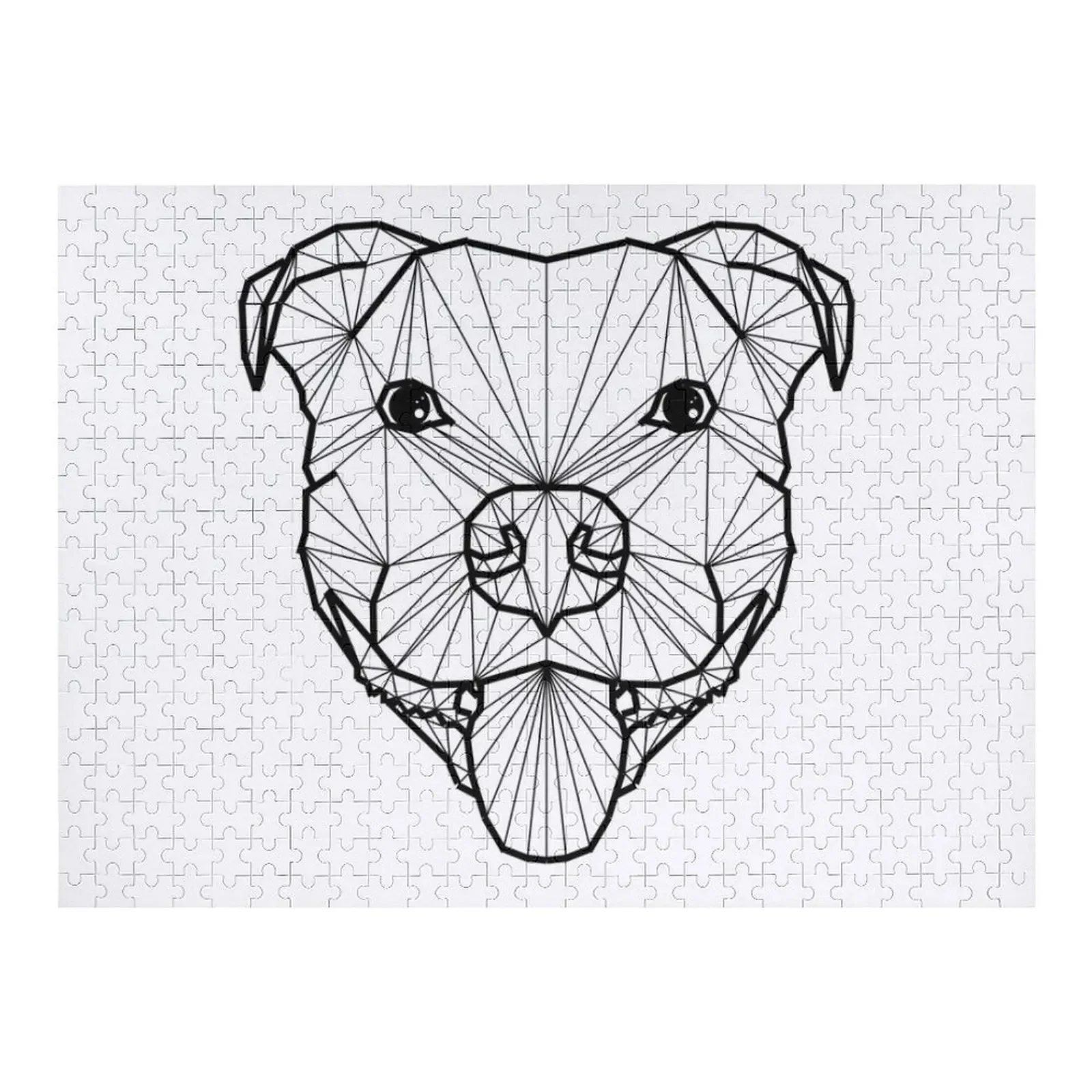 

Staffy Jigsaw Puzzle Customs With Photo Animal Custom Wood Puzzle