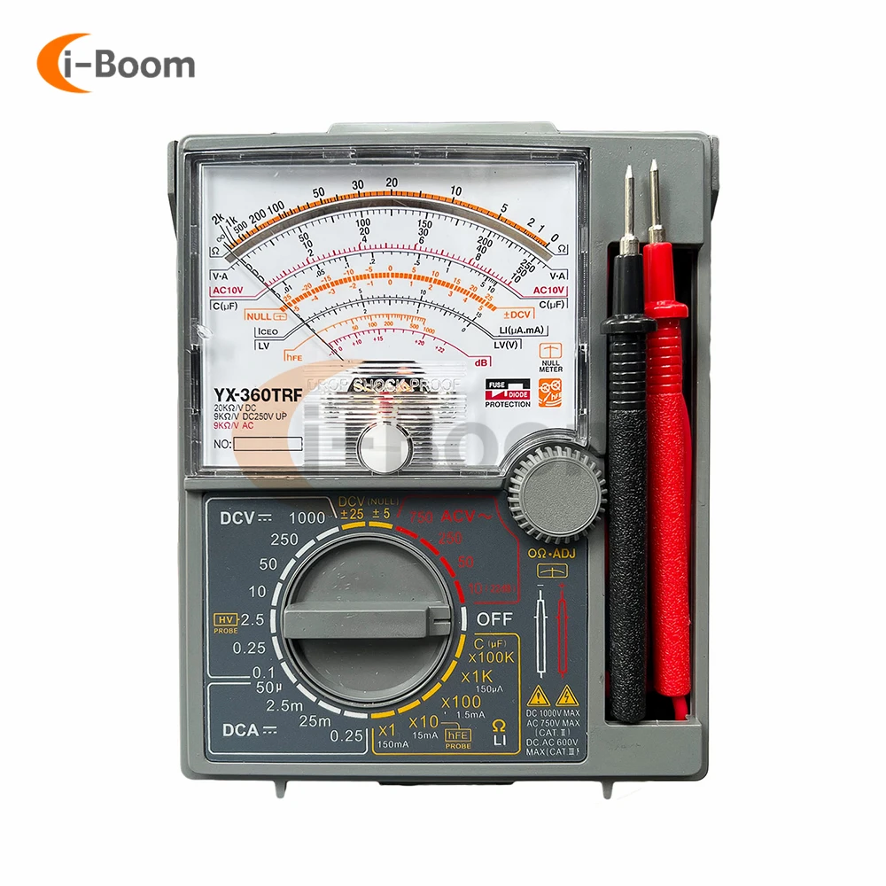 

YX360TRD Analog Multimeter Mechanical AC DC High-Precision Voltage Current Resistance Capacitance Meter Electrical Pointer Meter