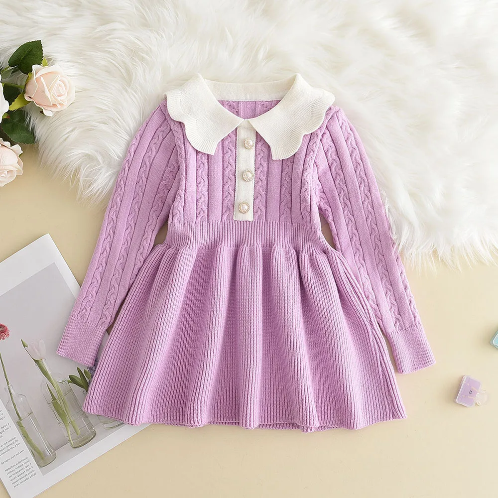 Knitted Ruffle Dress 2