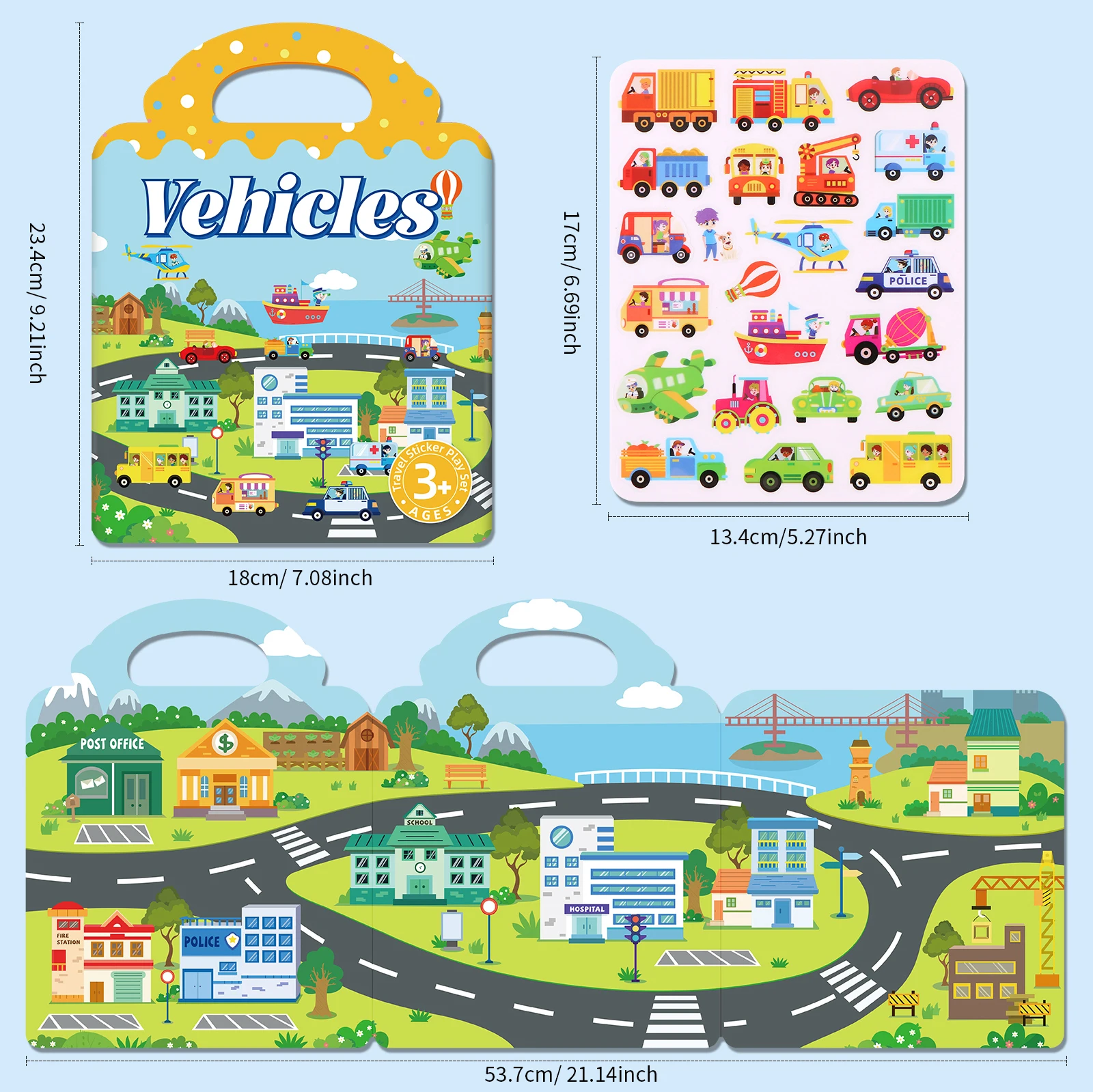 Reusable Kids Sticker Book 6