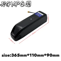 ระบบขนส่งทางอากาศแบบเร็ว แบตเตอรี่ลิเธียม 48V20AH พร้อมระบบล็อคความปลอดภัย รางนำทาง ระบบ BMS ในตัว สำหรับมอเตอร์ 350W500W750W1000W แบตเตอรี่ลิเธียม 18650 แบบ 5 ขา hailong 5