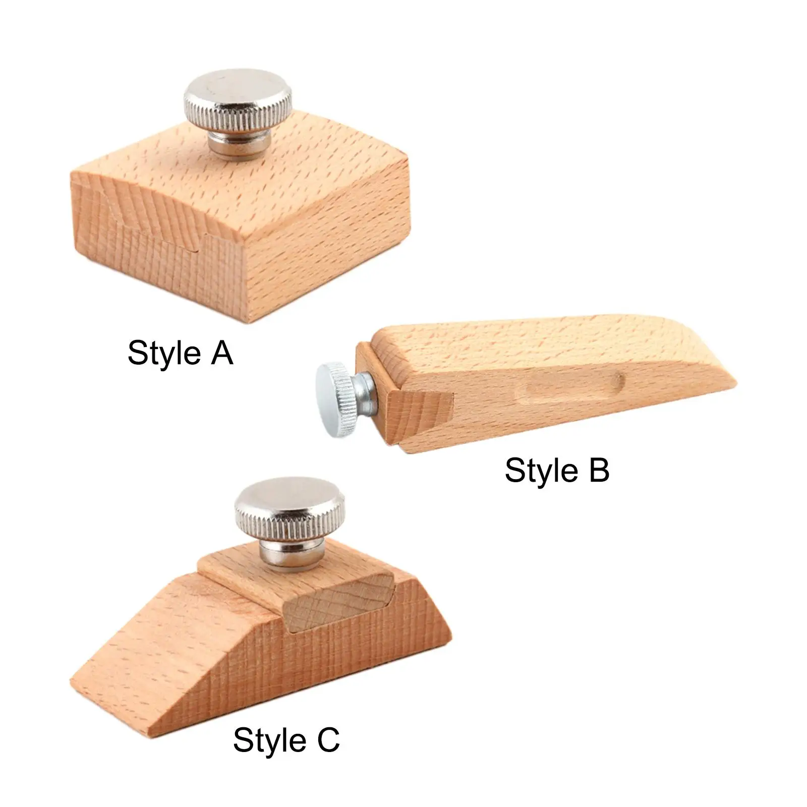 

Wooden Sanding Block Leather Polishing Grinding Tool Edge Treatment for Household