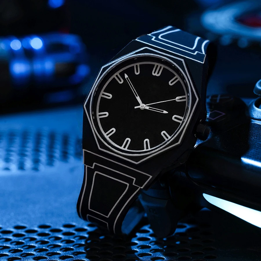 New Men's Watches Business Waterproof Silicone Wristbands Fashionable And Casual Quartz Watches for man Male Teen Reloj Hombre