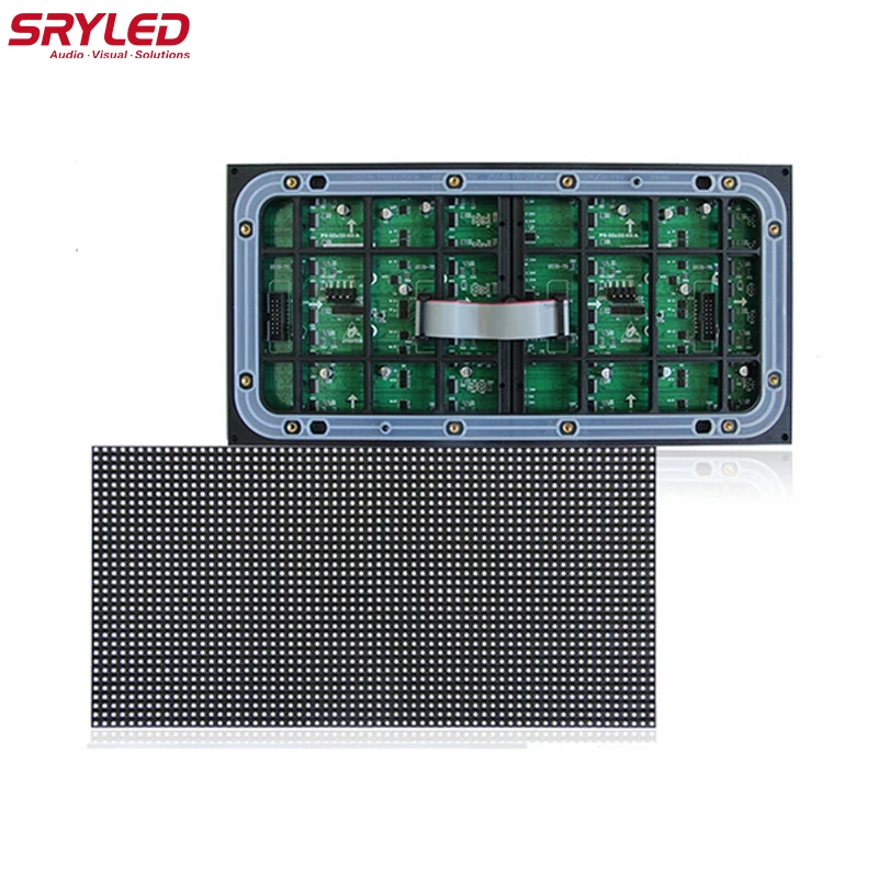 SRYLED Led Module HD Outdoor P5 320x160mm Full Color SMD 1/8 Scan 32*64 Matrix LED Panel Full Color RGB Sign Message Board