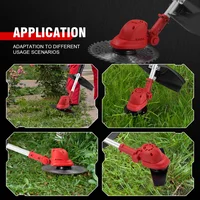 ONEVAN 36000RPM Brushless Electric Lawn Mower Cordless Grass Trimmer Foldable Adjustable Garden Cutter For Makita 18V Battery 2