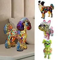 Table LED Light Dogs Themed Bedside Night Resin Light Rechargeable LED Ambience Lamp for Bedside Shelf Use In Bedroom Childrens