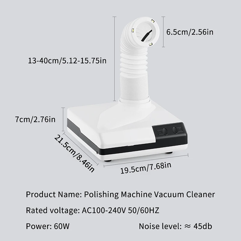 65W 강력 네일 먼지 수집기 진공 청소기 매니큐어 페디큐어 살롱 먼지 흡입 제거기 네일 아트 도구