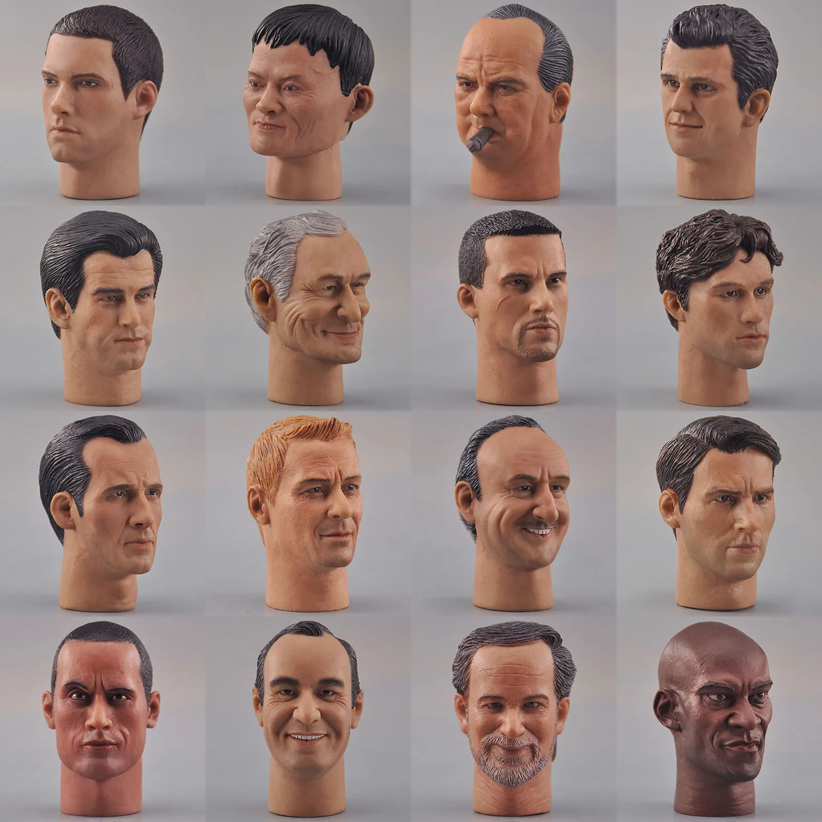 Heads Action Figures Scale 1/6 | Male Action Figure Body 1/6 - 1/6 ...