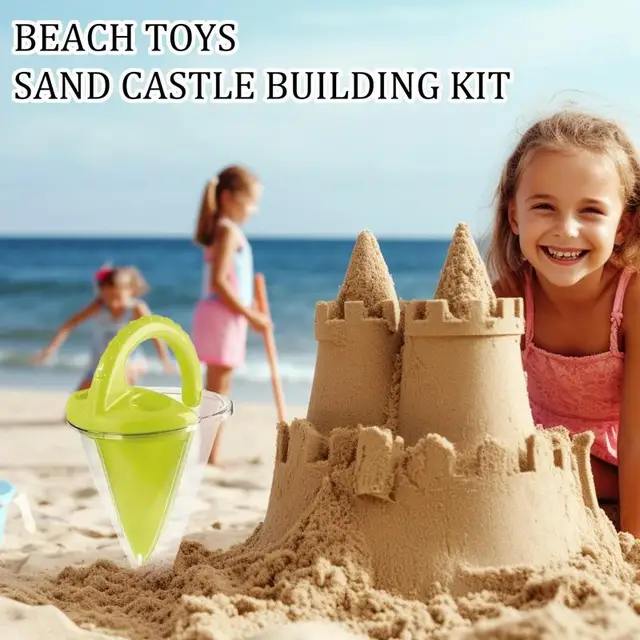 Beach Funnel Toy Sand And Water Mixing Toy For Spectacular Creation Water Table Playset For Ages 4-8 Outdoor Sandbox Game 3