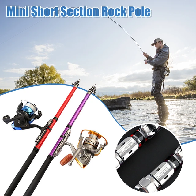 Travel Fishing Gear Set Long Casting Spinning Fishing Rod Combo Ultralight  Carbon Reel Fishing Tackle For Beginners - AliExpress