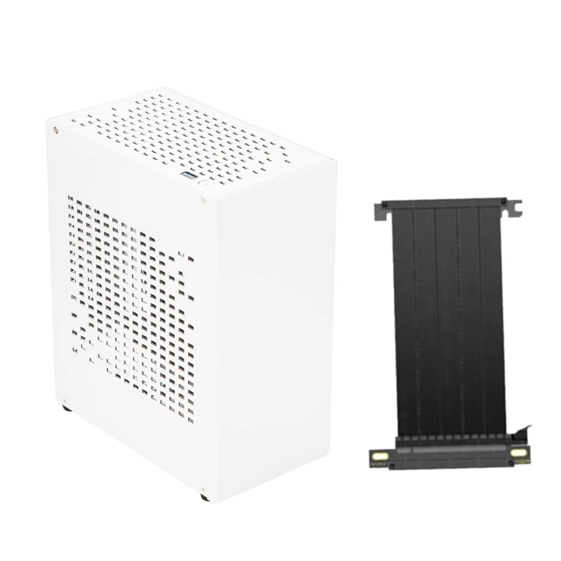 Alumínio Htpc Mini Itx Chassis Jogo Computador Case Suporte Placa Gráfica Rtx2070 Dropship - Imagem 6