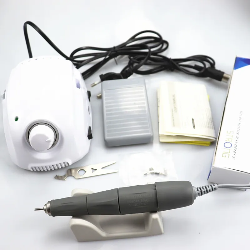 STRONG MARATHON champion-3 Strong 210 PRO 105LN Handle 50000 rpm Electric manicure Nail Drill machine FORTE 210 Nail art Tool 2