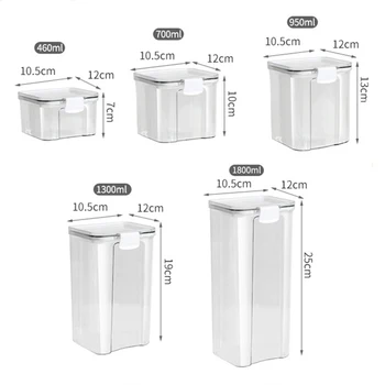 Airtight Kitchen Storage Jars 7