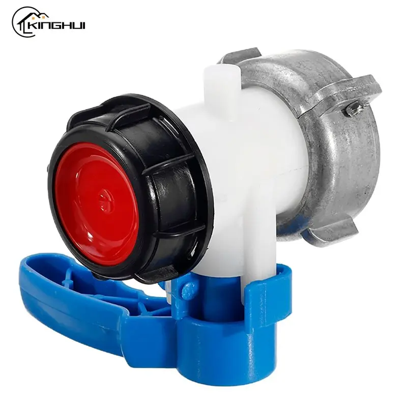 

IBC Tank Tap Pipe Connector 1000L Container DN40/DN50 75mm Liters 62mm To Male Export Butterfly Valve Switch Garden Home Tool