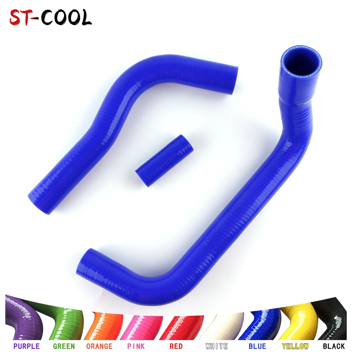 

3Pcs Radiator Hoses Set For 1984-1990 Toyota Landcruiser HJ75 4.0 2H 1985 1986 1987 1988 1989 Silicone Coolant Tube 10 Colors