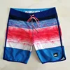 2024 NEW Elastic Quick Drying Fitness Training Muscle Men Beach Shorts Stripe Pattern Competition Surfing Printed Design Men 6
