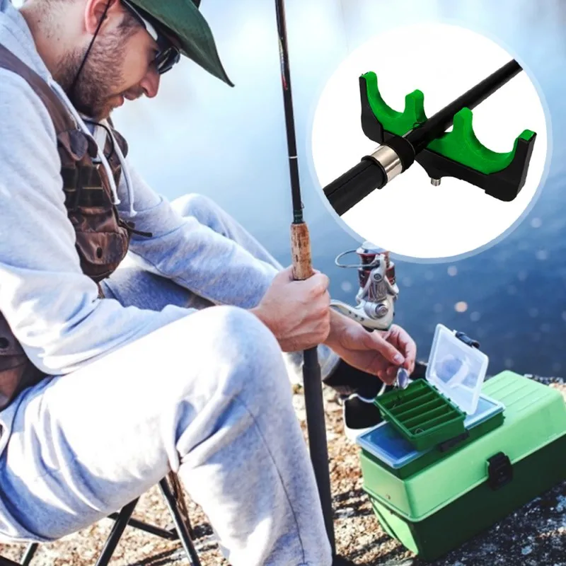 10 Holes Fishing Rod Holders Sea Rod Eva Turret Universal Section Crossbar Bracket Ground Plug Holder Fishing Accessories