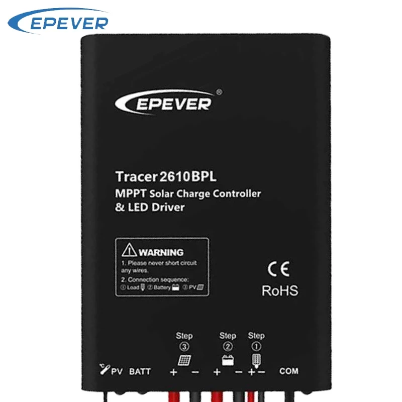 EPEVER 10A Solar Charge Controller Tracer2610BPL 12V 24V MPPT Solar Panel Regula