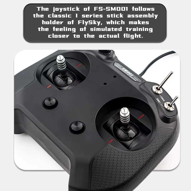 FLYSKY FS-SM001 Simulator for Newcomers 8CH/6CH Support for DRL Liftoff DCL Freerider APD And More Traversing Machines 3