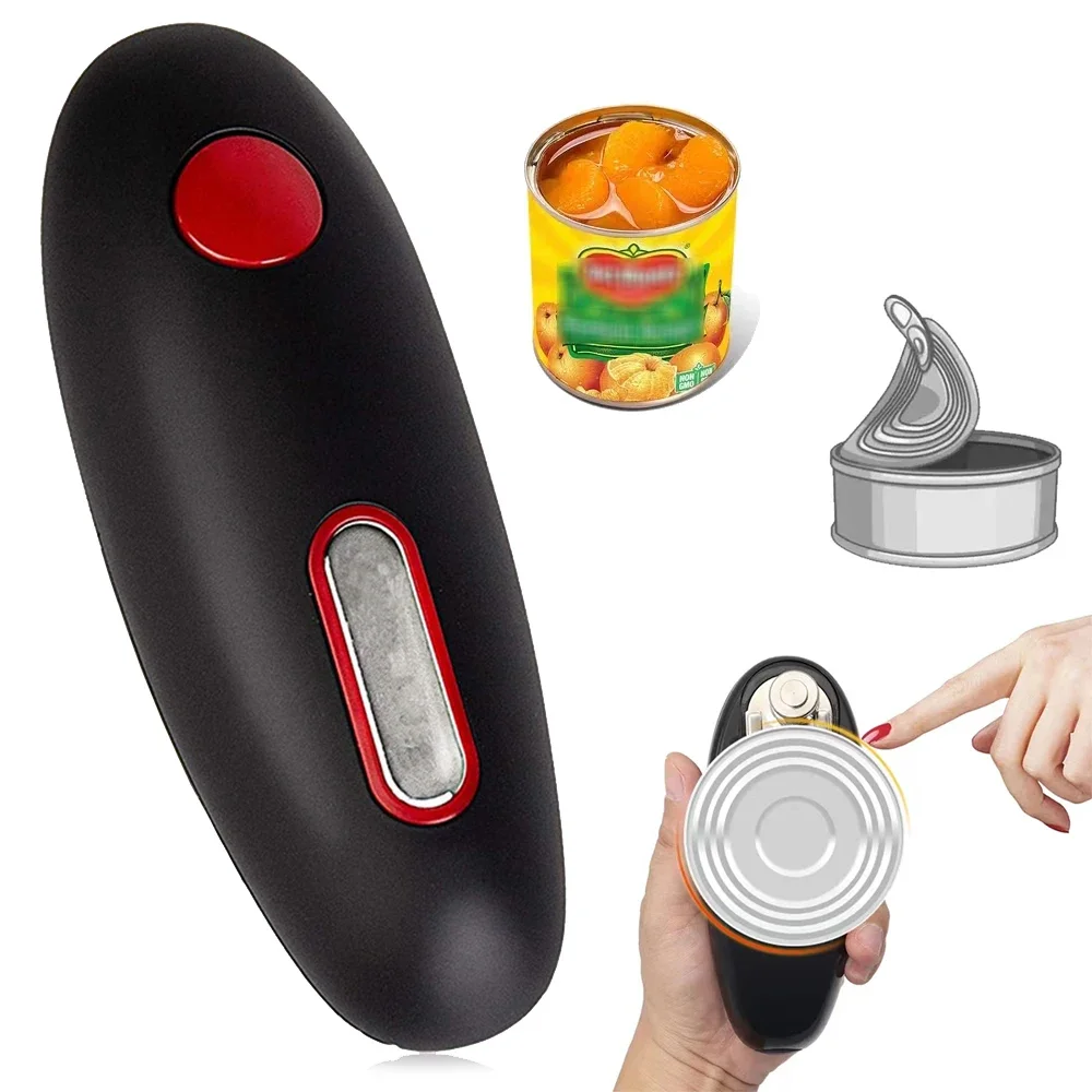 

Automatic Jar Opener Tin Can Open Machine Touch None Sharp Edges Electric High Power Jar Tin Opener Kitchen Gadgets Can Openers