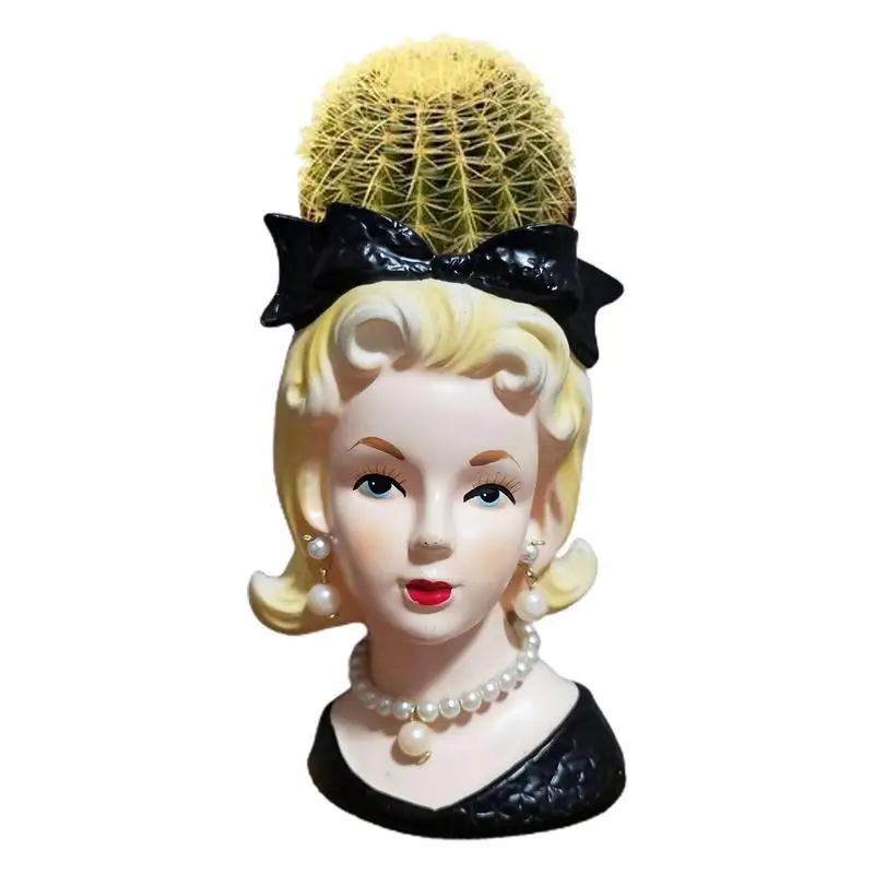 

Женские горшки для растений, горшки для цветов для девушек, женские горшки для цветов, милые уникальные цветные Смешные горшки с дренажом, яркие горшки