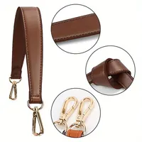 Sangle de sac en cuir Élpour sacs à main, sangle de sac à main courte, sangle de sac à main dorée, ceinture de remplacement 5