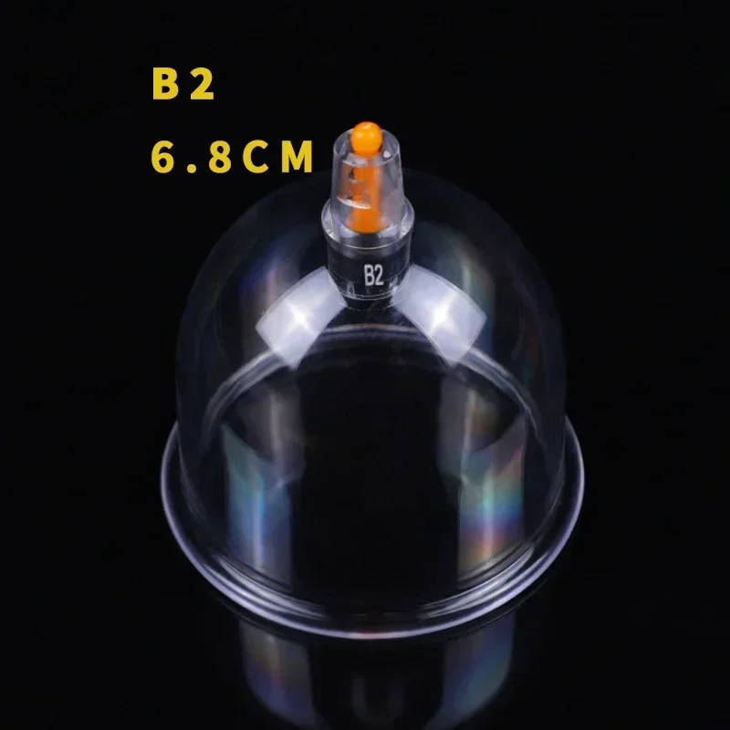 30mm-78mm Vacuum Cupping Massage Jar Cans Chinese Medicine Physiotherapy Anti-Cellulite Suction Cups Body Massager Healthy Care
