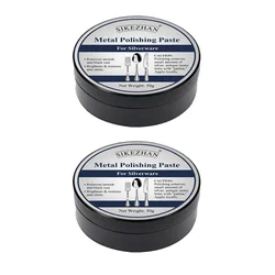 Lustrous Silver Polish Paste - Gentle Tarnish Remover - 100g