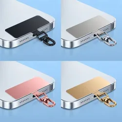 Universal Stainless Steel Rotatable Phone Lanyard - Detachable Anti - Lost Safety Tether (4PCS Mix A)
