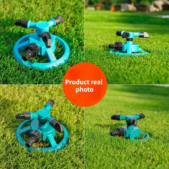 Sprinkler Fúvóka 360 Fokos Automatikus Forgó Vízpermet Kerti Gyep Kert Öntözőkészletek - Image 3