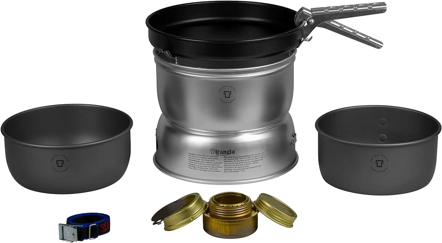 

- 25-9 Ultralight Hard Anodized Camping Cookset | Includes Alcohol Stove, 2 HA Pots, Non-Stick Frypan, Upper & Lower Windsh Car